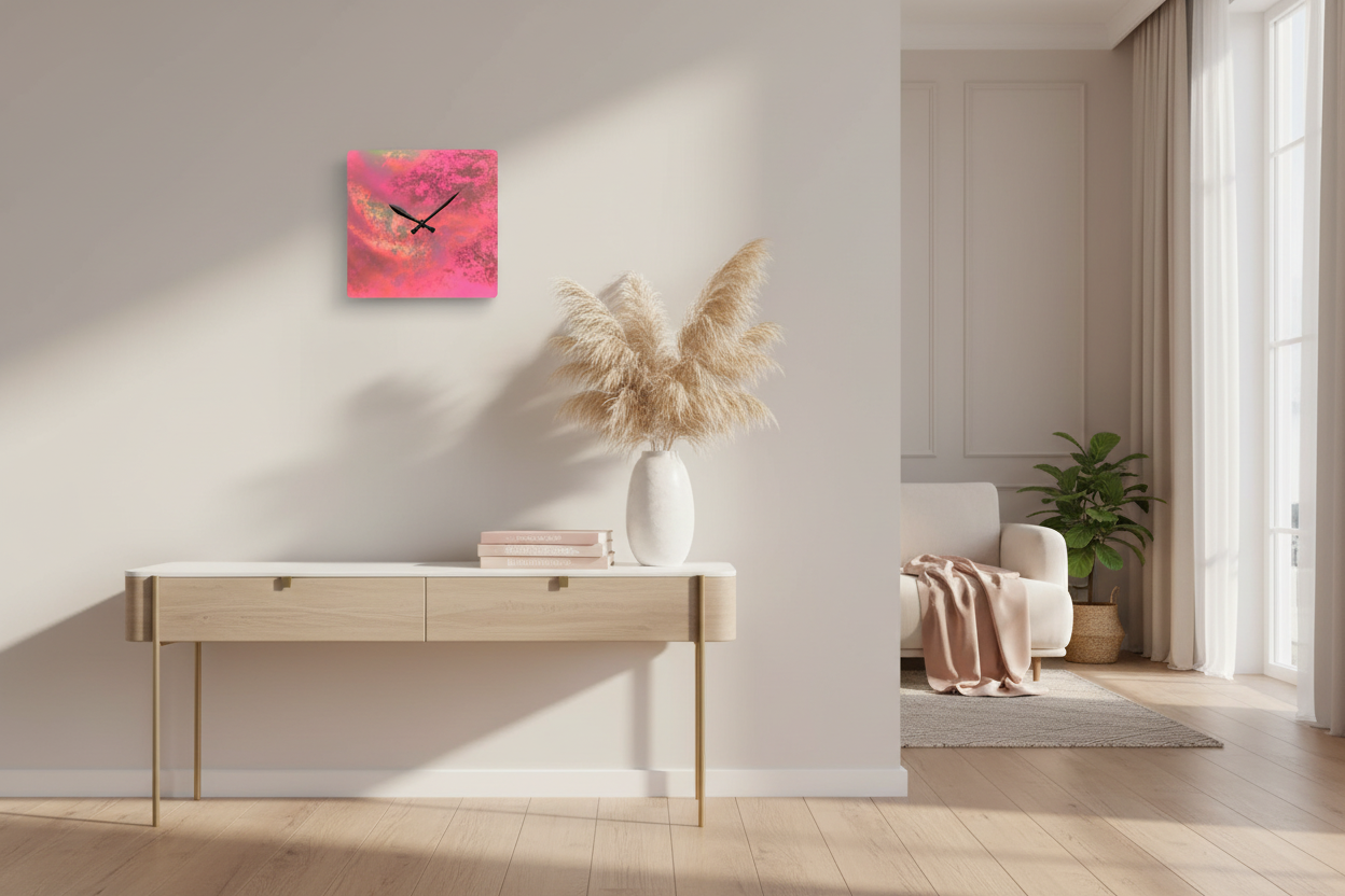 HOUR1207 Ajkos acrylic wall clock modern living room wall decor