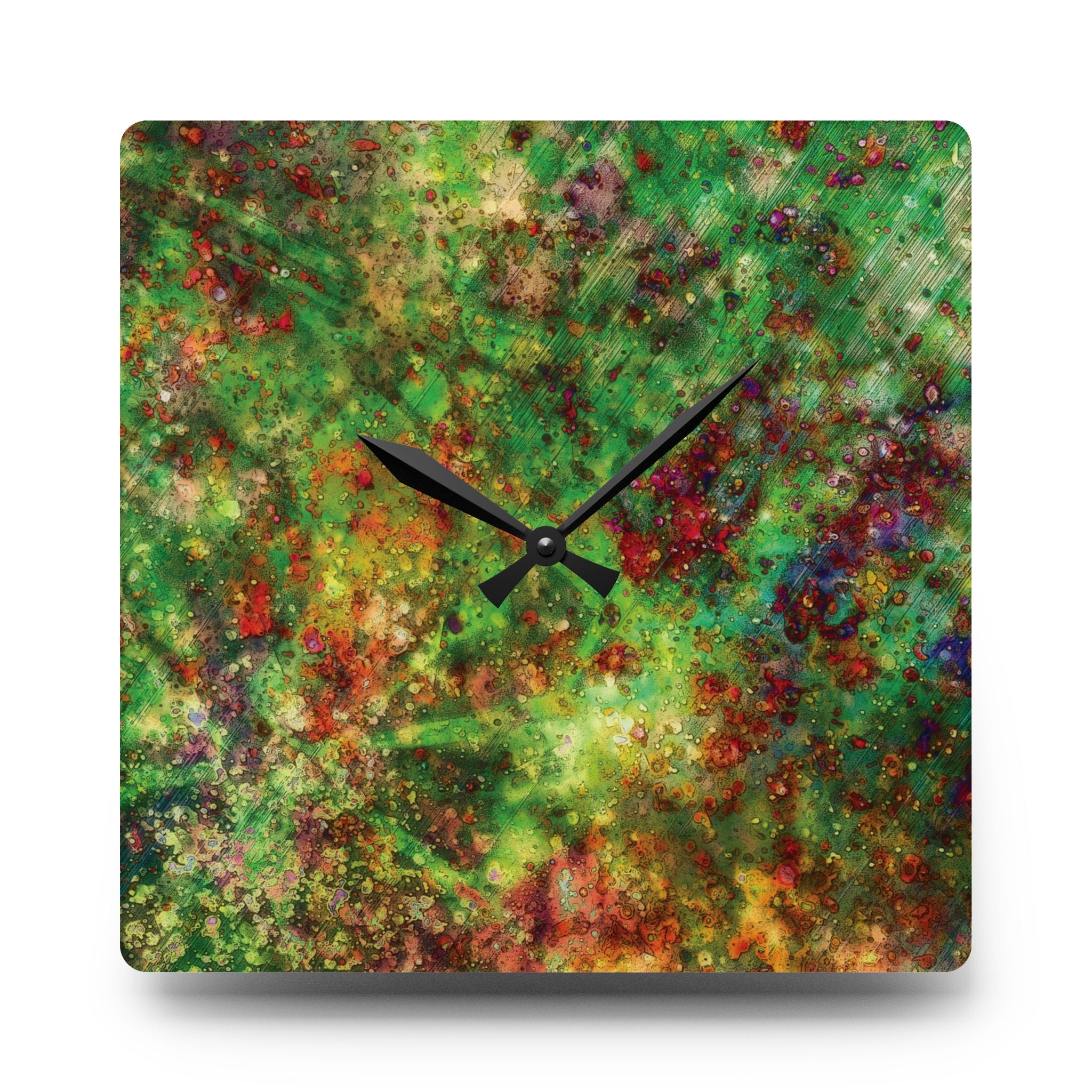 HOUR1207 Timekeeper II acrylic wall clock modern square wall decor