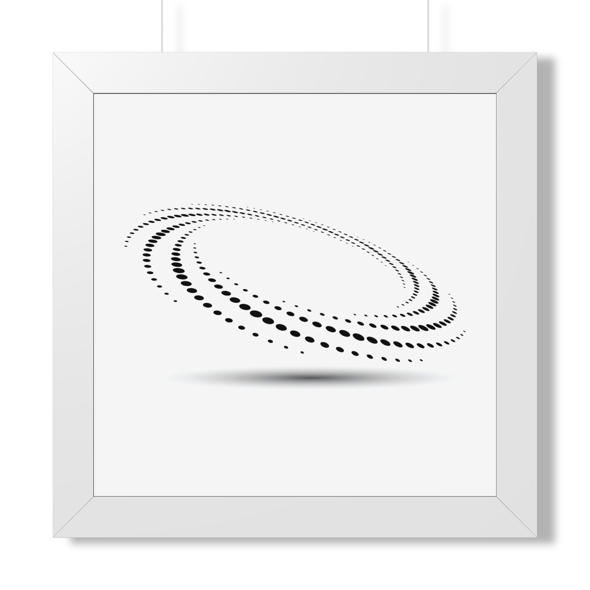 abstract wall art "Ring" circular abstract design modern framed wall art minimalist decor