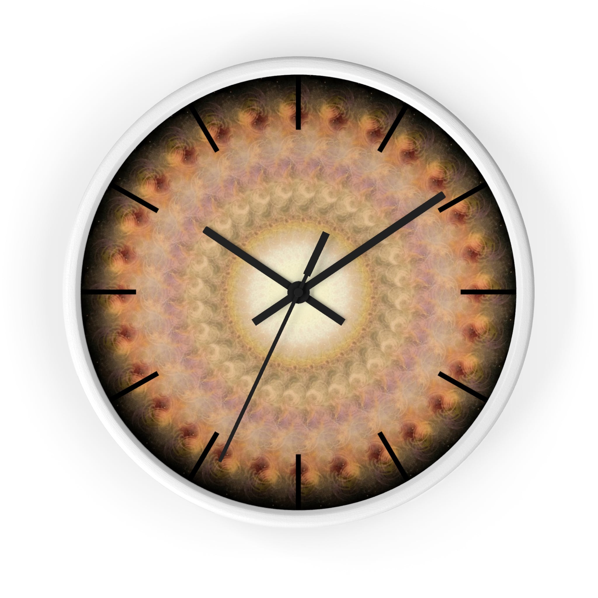 Morpheus round wall clock from the Time of Resonance collection by HOUR1207