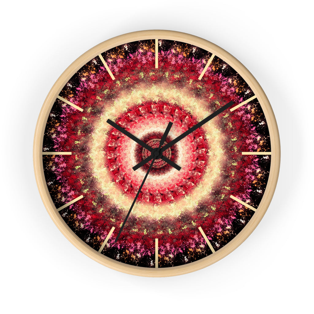 Seraphine round wall clock from the Time of Resonance collection by HOUR1207